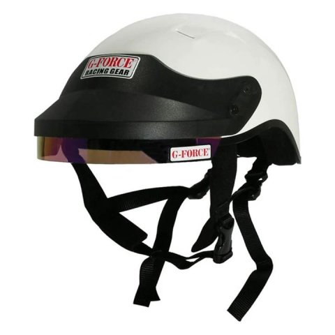 G-FORCE Pro Force Crew Helmets 4414MEDBK Half Helmet, Crew, Medium, Nylon Liner, Black, Each