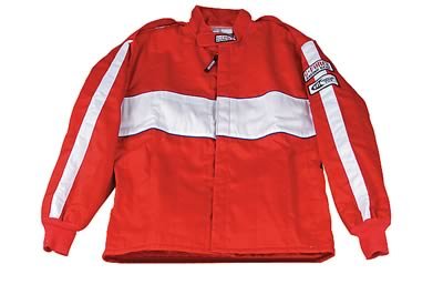 G-FORCE GF505 Driving Jackets 4385SMLRD Jacket, GF505, Triple Layer, Fire-Retardant Cotton, Small, Red, Each