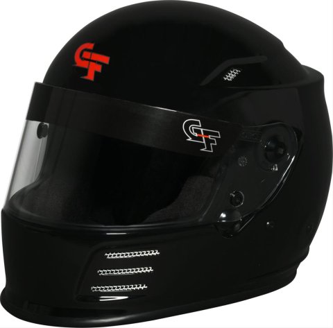 G-FORCE REVO SA2020 Helmets 13004SMLMB Helmet, REVO, Full Face, Snell SA2020, Matte Black, Clear Polycarbonate Shield, EPS Liner, Vented, Small, Each