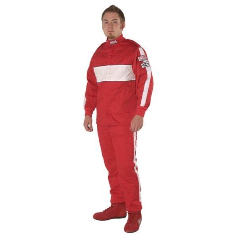G-FORCE GF505 Driving Pants 4386SMLRD Pants, GF505, Triple Layer, Fire-Retardant Cotton, Small, Red, Each
