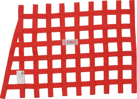 G-FORCE Ribbon Window Nets 4134RD Net, Red, Nylon, Ribbon, Trapeziod, 20 in. x 26 in. x 18 in., Each