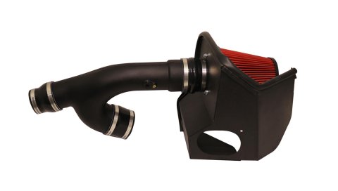 Volant APEX Series Intake Systems for 2015-2020 F-150 - 319635D Air Kit, Series, Aluminum Tube, Black Wrinkle Finish, DryTech 3D Synthetic Filter, Red, Ford, Kit