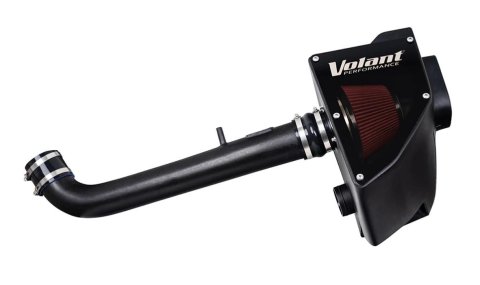 Volant DryTech Closed Box Air Intake Kits for 2008-2019 FRONTIER, 2008-2012 PATHFINDER, 2008-2015 XTERRA - 12540D Kit, Box, Polyethylene Tube, Black, Synthetic Filter, Red, Nissan, Kit