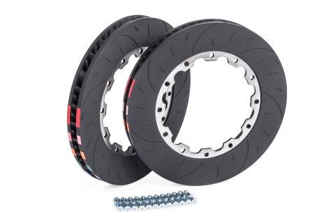 APR Replacement Brake Rotors BRK00006 Rotors, Slotted Surface, Iron, Black MTR, 13.78 in. O.D., for the Systems, Front, Pair