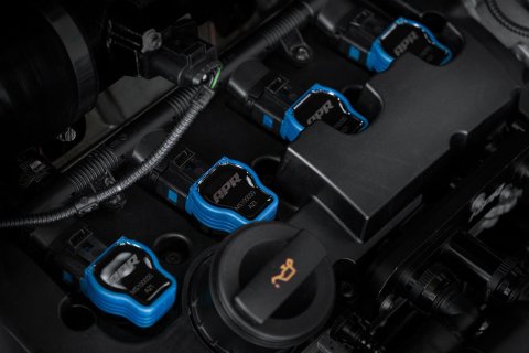 APR Ignition Coils MS100210 Coils, PQ35, Coil Pack Style, Female/Socket, Epoxy, Blue, Rectangular, for Lamborghini, Audi, Porsche, Volkswagen, Each