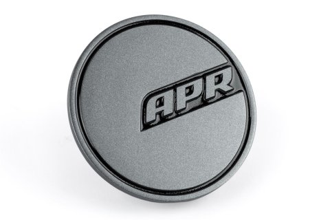 APR Center Caps Z1003271 Wheel Cap, Plastic, Logo, Flat, Gunmetal Gray, Flow Formed Wheel, Each