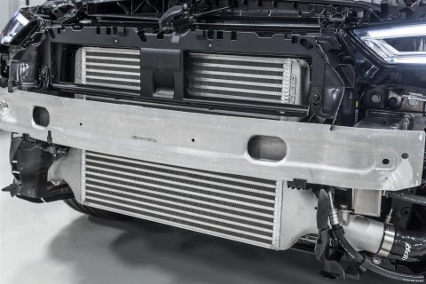 APR Intercooler Systems IC100026 Intercooler, Aluminum, Natural Finish, Pipes, Silicon, Black, Audi, Kit