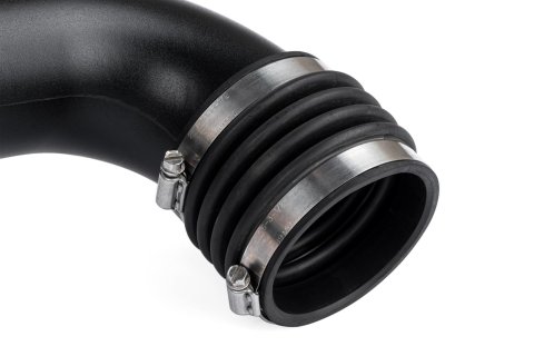 APR Carbon Fiber Intake Tubes CI100039-B Air Tubes, Rear Turbo Inlet Pipe, Black, Audi, Volkswagen, 2.0L, Each