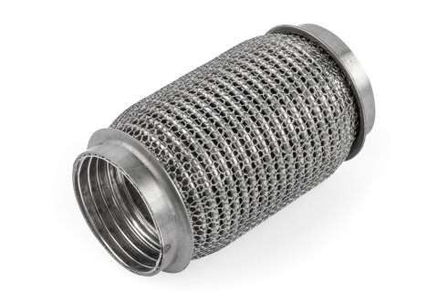 APR Premium Braided Interlocking 2.5 Inch Flex Pipes EXH0224 Exhaust Pipe, Interlocking, Weld-on, Stainless Steel, in. Inlet/Outlet, 6 in. Long, Each