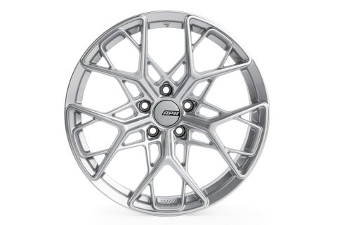 APR A02 Flow-Formed Hyper Silver Wheels 18x8.5 Wheels, A02, 18 x 8.5, +45 Offset, 5 x 112 mm Lug Pattern, Aluminum, Silver, Audi, Ssat, Skoda, Volkswagen, Each