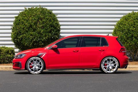 APR Roll-Control Lowering Springs SUS00014 Springs, Front and Rear, Red Powdercoated, Volkswagen, Set of 4