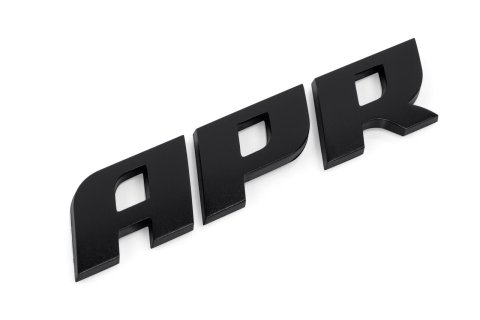 APR Flat Badges A1000008 Emblem, Badge, Matte Black Finish, Audi, Volkswagen, Each