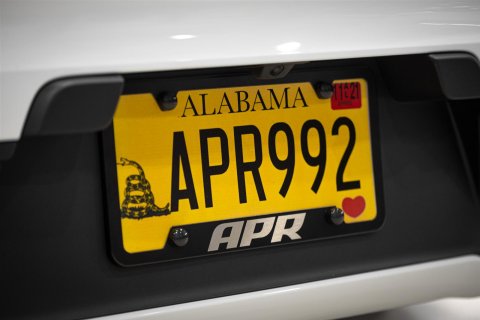 APR License Plate Frames A1000010 Frame, Stainless steel, Black, ARP Logo. Each