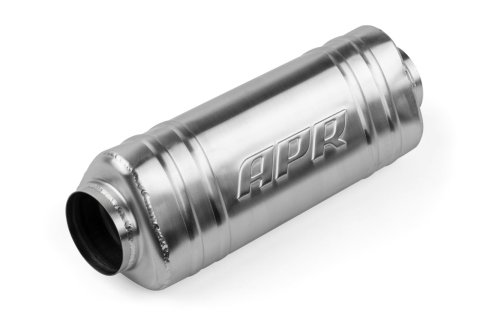 APR Premium Sound Absorption 304 Stainless Steel 3 Inch Muffler MUH0013 Muffler, Absorption, in Center Inlet/3 in. Center Outlet, Steel, Brushed, Universal, Each