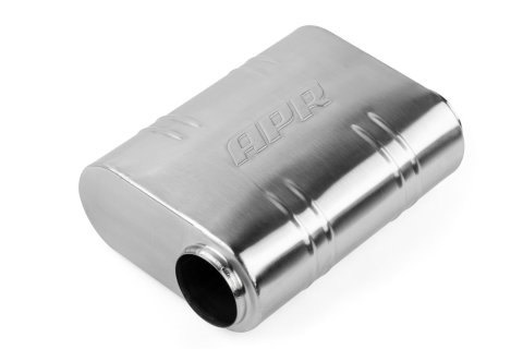 APR Premium Helmholtz 3 Inch Resonator MUH0021 Exhaust Resonator, Resonator, 304 Stainless Steel, Brushed, in. Inlet/Outlet, 12.24 in. Length, Each