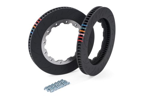 APR Replacement Brake Rotors BRK00029 Rotors, Rings, Vented, Slotted Surface, Cast-iron, Black, Audi, Volkswagen, Pair
