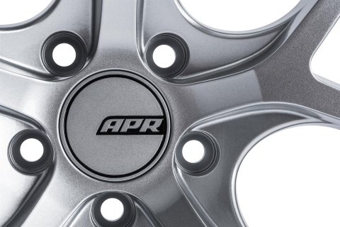 APR A01 Flow-Formed Hyper Silver Wheels 19x8.5 Wheel, Flow Formed, Aluminum, Silver, Satin, 19 in. x 8.5 in., +45mm Offset, 5 x 112mm Bolt Pattern, Each