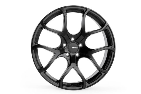 APR A01 Flow-Formed Satin Black Wheels 20x9 Wheels, A01, 20 x 9, +42 Offset, 5 x 112 mm Lug Pattern, Aluminum, Black, Audi, Ssat, Skoda,Volkswagen, Each