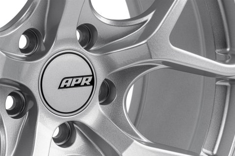 APR A01 Flow-Formed Hyper Silver Wheels 18x8.5 Wheel, Flow Formed, Aluminum, Silver, Satin, 18 in. x 8.50 in., +45mm Offset, 5 x 112mm Bolt Pattern, Each