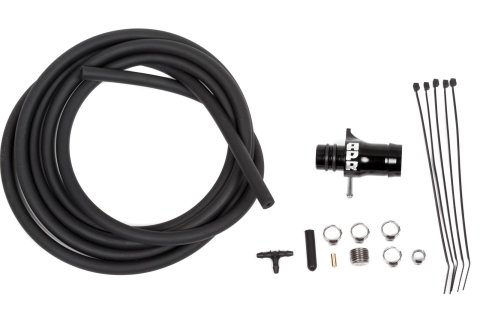 APR Boost Tap Adapter Kits MS100030 Tee Fittings, Kit, Aluminum Black Tap, O-Rings, Threaded PCV Plug, 8 ft, High Pressure Hose, T Junction, Audi, Volkswagen, Kit