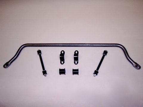 Hellwig Anti-Sway Bars 7673 Sway Bar, Gray Hammertone, Chromoly Steel, Front, 1 1/8 in. Diameter, Ford, RWD, Kit