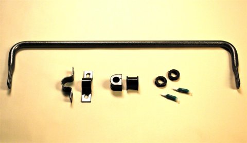 Hellwig Motorsports Tubular Sway Bars 55830 Bar, Gray Powdercoated, Steel, Hollow, Rear, 1 in. Diameter, Chevy, Kit