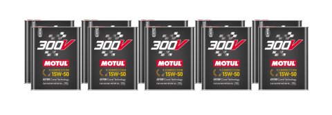 Motul 300V Synthetic Competition Motor Oil 110860 Engine Oil, Oil, 15W50, Synthetic, 2 liters, Each