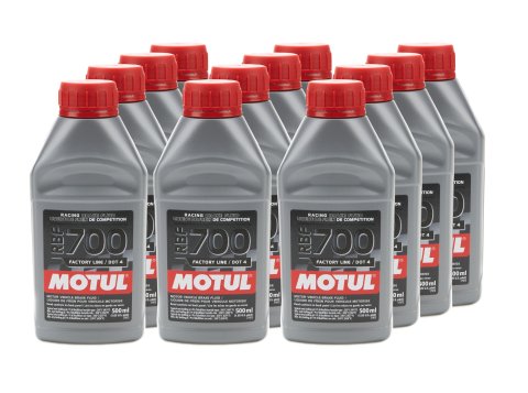 MOTUL Brake Fluid 111257 RBF 700 FACTORY LINE 12X0.500L US CAN