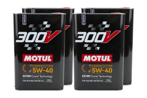 MOTUL Engine Oil 110818 Racing Oils, 300V COMPETITION 5W-40 4X5L