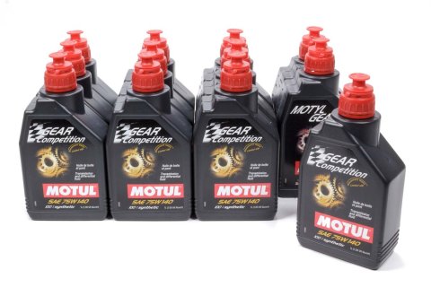 Motul Gear Box Oil 105779 Lube, Oil, Synthetic, 75W140, 1 Liter, Each