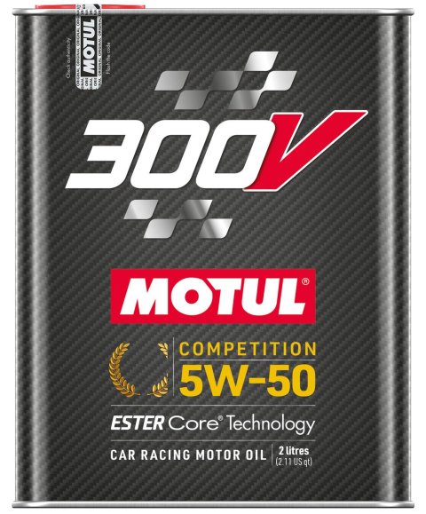 5w50 Motul 300V Synthetic Competition Motor Oil 110859 Engine Oil, Oil, 5W50, Synthetic, 2 liters, Each