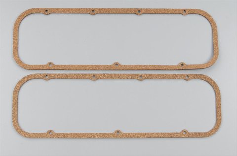 SCE AccuSeal Pro Valve Cover Gaskets 213075 Gaskets, Pro, Laminated High-Temperature Silicone/Cork, Chevy, Big Block, Pair