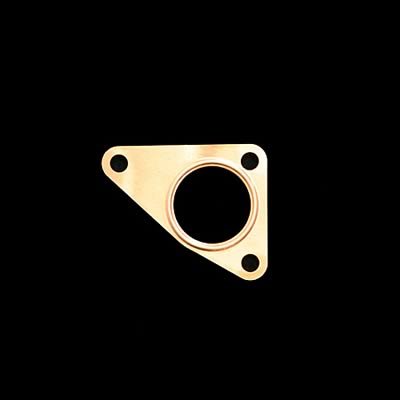 SCE Pro Copper Turbo Flange Gaskets for 2015-2021 WRX, WRX STI - 9442 Turbocharger Gasket, Down Pipe, 3-Bolt Flange, Subaru, Copper, Each