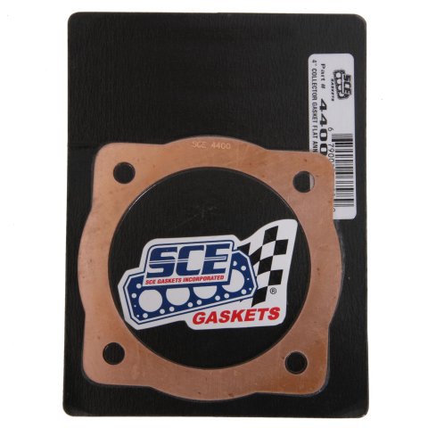 SCE Pro Copper Collector Gaskets 4400 4" LEMONS HEADERS ANNEALED COLLECTOR CEXDIMENSIONS , PR.