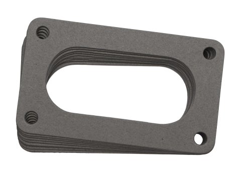 SCE Carburetor Base Gaskets 347 Mounting Gaskets, Composite, 2-Barrel, Split Dominator, Open Center, Set of 10