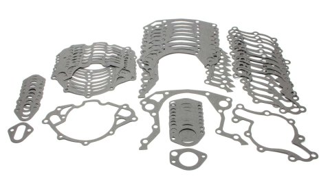 SCE AccuSeal E Timing Cover Gaskets 3600-10 Gasket, Cover, Fiber, Ford, 221, 255, 260, 289, 302, 351W, Set of 10