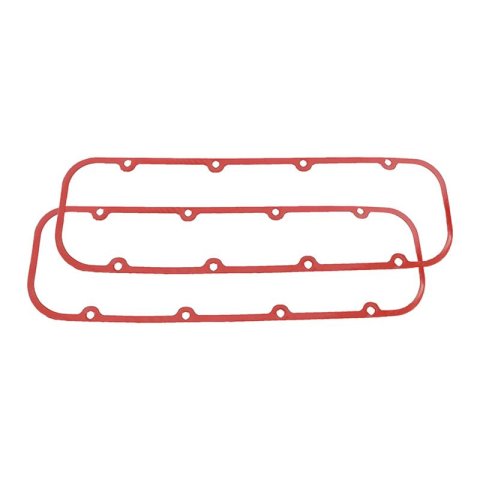 SCE AccuSeal Pro Valve Cover Gaskets 211274 Gaskets, Pro, Steel Core PTFE Coated, Chevy, Small Block, Splayed Valves, Pair