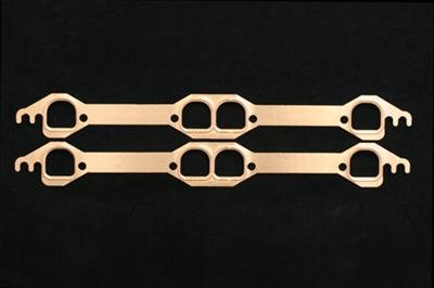 SCE Pro Copper Embossed Exhaust Gaskets 4611 Gaskets, Header, Copper, Chevy, Small Block, LT1/LT4, Pair
