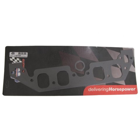 SCE AccuSeal E Intake Gaskets 118104 Gaskets, Manifold, Intake, E, Oval, 2.650 in. x 1.950 in. Port, .062 in. Thick, Chevy, 396-454, Set