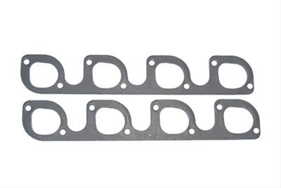 SCE AccuSeal Pro Exhaust Gaskets 274080 Header and Manifold Gaskets, Pro, Graphite/Steel, Round Port, for AJPE 481X Heads, V8, Pair