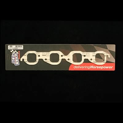 SCE AccuSeal E Exhaust Gaskets 113083 Header and Manifold Gaskets, E, Graphite/Kevlar®, Square Port, Chevrolet, Big Block, Pair