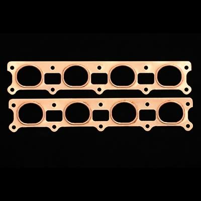 SCE Pro Copper Embossed Exhaust Gaskets 4263 Header and Manifold Gaskets, Embossed, D-port, for BAE Fat Head 6-8x Applications, Dodge, Plymouth, 426 Hemi, Pair