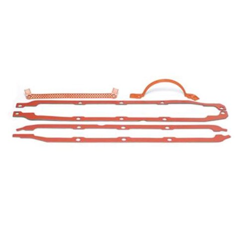 SCE AccuSeal Pro Oil Pan Gaskets 213194 Gasket, BBC Stroker w/notched oil pan, Set