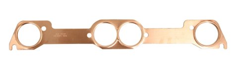 SCE Pro Copper Embossed Exhaust Gaskets 4228 Header Gasket, Copper, Stock Port, Pontiac, Ram Air IV, V8, Set