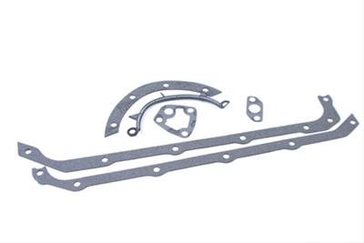 SCE AccuSeal E Oil Pan Gaskets 128090 Gasket, E, Multi-Piece, Nitrile, Butadiene, Pontiac, V8, Set