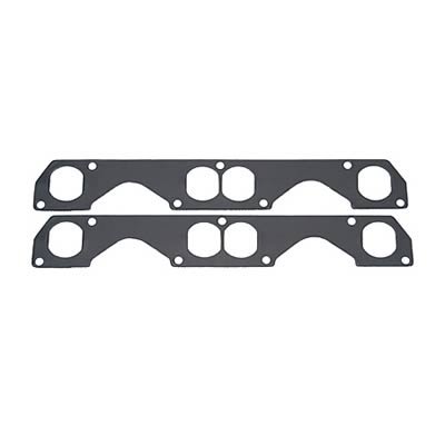 SCE AccuSeal Pro Exhaust Gaskets 211184 Gaskets, Pro, Graphite/Steel, Double D Port, 1.75 in. x 1.35 in. Port, Chevy, Small Block, Set
