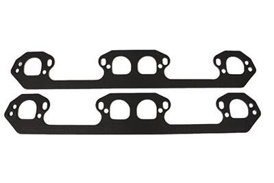 SCE AccuSeal Pro Exhaust Gaskets 269185 Header and Manifold Gaskets, Pro, Graphite/Steel, D-port, Fits W2 Heads, Chrysler, Dodge, Plymouth, 5.9L, Pair