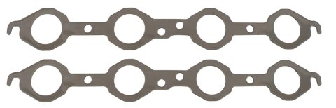 SCE AccuSeal E Exhaust Gaskets 119080 Gaskets, E, Graphite/Kevlar®, Round Port, 1.625 in., Chevy, LS, Pair