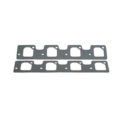 SCE AccuSeal Pro Exhaust Gaskets 252180 Header and Manifold Gaskets, Pro, Graphite/Steel, 4-barrel Port, 4-barrel Heads Only, Ford, Mercury, 351C, Pair