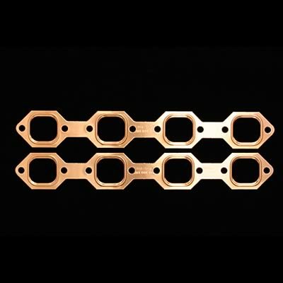 SCE Pro Copper Embossed Exhaust Gaskets 4136 Gaskets, Copper, Embossed, Pair